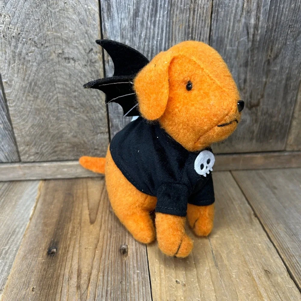 Target Halloween Dog Figurine Set Ghost Costume Bat Wings Skull Shirt 2024